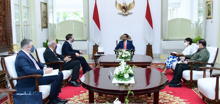 Presiden Jokowi terima Menlu Serbia